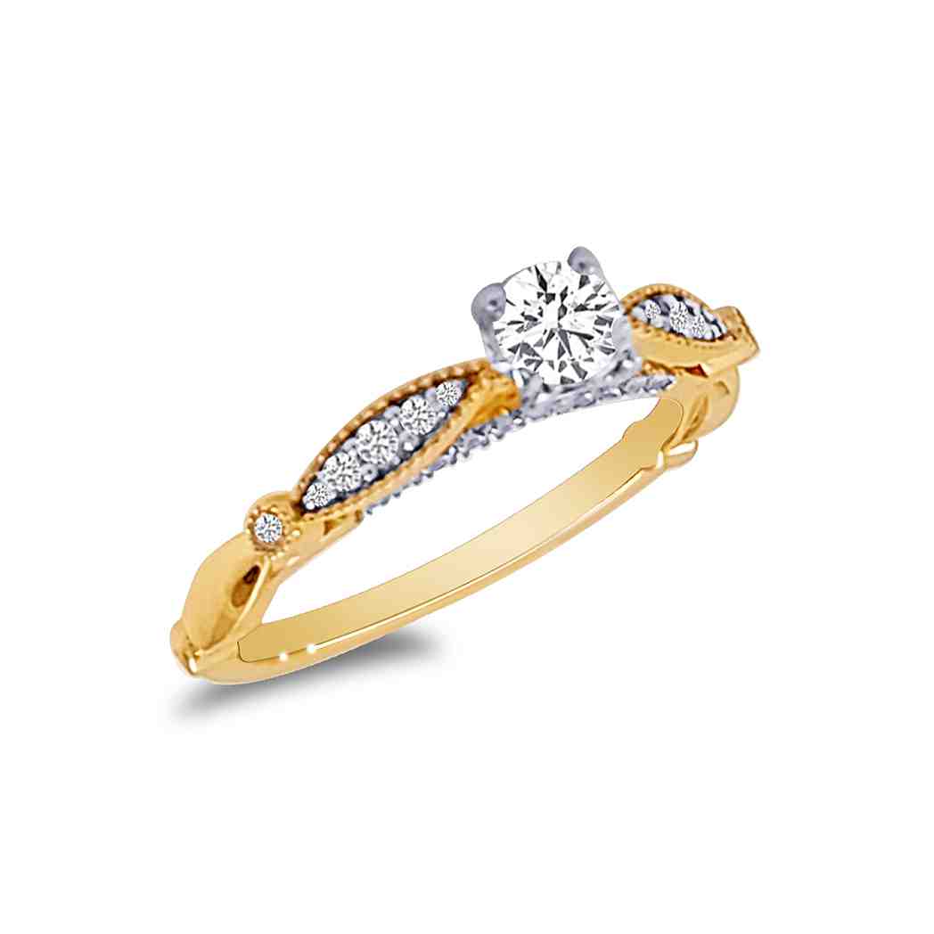 Round Brilliant Cut Diamond Engagement Ring LR11671A